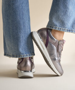 Gabor Sneakers zilver Synthetisch