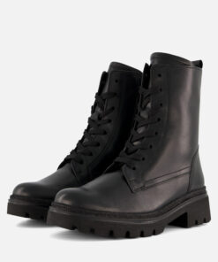 Gabor Veterboots zwart Leer