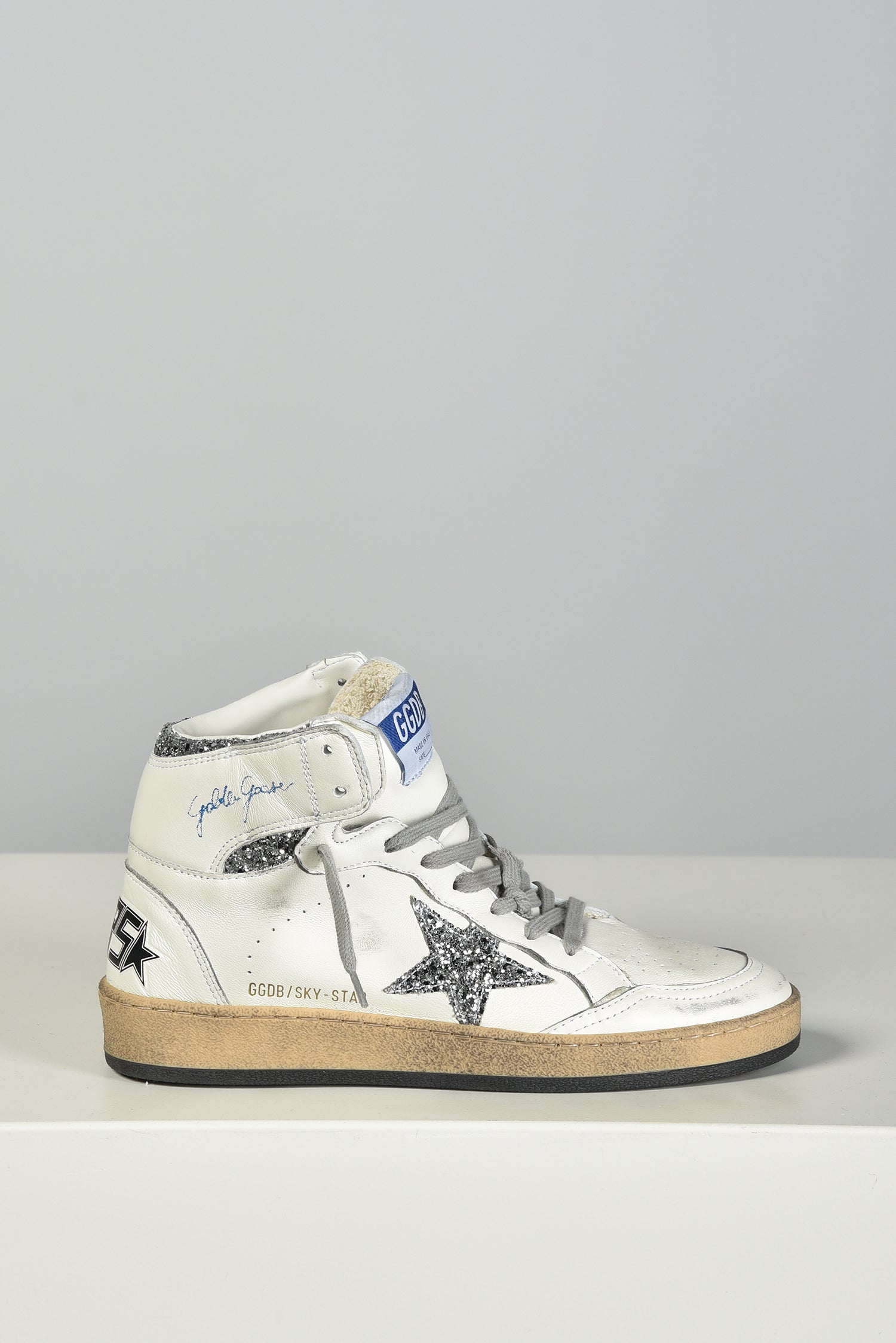 Golden Goose sneakers Skystar GWF00230.F002192.80185 white/silver