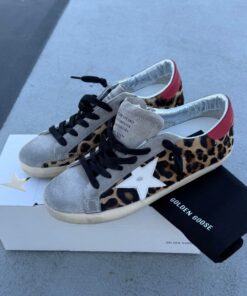 Golden Goose sneakers Superstar GWF00101.F008103.15868 leopard/white/red