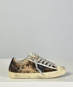 Golden Goose sneakers V-Star GWF00129.F005030.81629 beige brown leo/black