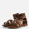 Lazamani Gladiator Sandalen bruin Synthetisch