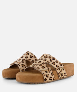 Alternative view of Lazamani Slippers Leopard bruin Synthetisch