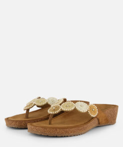 Alternative view of Lazamani Slippers beige Suede