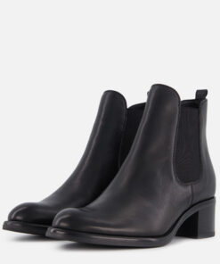 Linea Zeta Chelsea boots zwart Leer