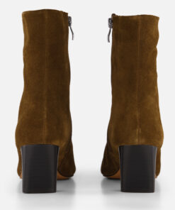Alternative view of Linea Zeta Enkellaarsjes bruin Suede
