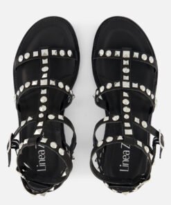 Alternative view of Linea Zeta Sandalen zwart Leer