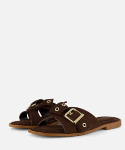 Alternative view of Linea Zeta Slippers bruin Suède
