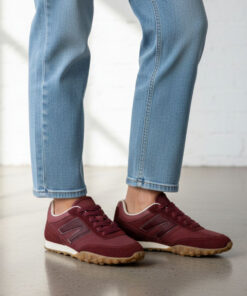 Linea Zeta Sneakers bordeaux Suede