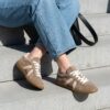 Linea Zeta Sneakers camel Suede