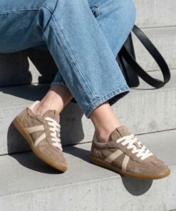 Linea Zeta Sneakers camel Suede