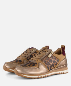 Alternative view of Marco Tozzi Leopard Sneakers beige Textiel
