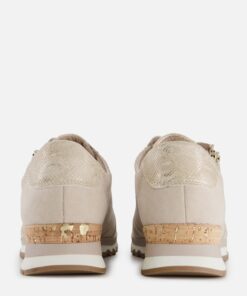 Alternative view of Marco Tozzi Sneakers beige Textiel