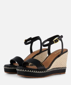 Mexx Ricky Palace Espadrilles met hak zwart