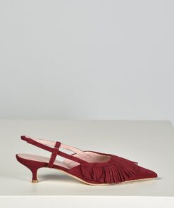 Odare pumps Emily camoscio bordeaux