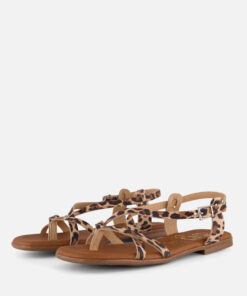 Alternative view of Oh My Sandals Leopard Sandalen beige Leer