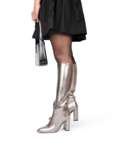 POSH by Poelman Hoge laarzen goud Pu