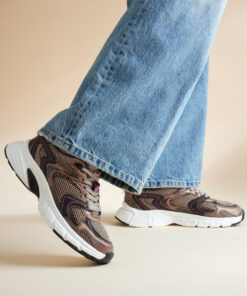 POSH by Poelman Sneakers bruin Synthetisch