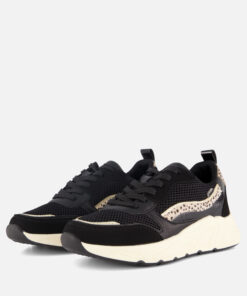 POSH by Poelman Sneakers zwart Synthetisch