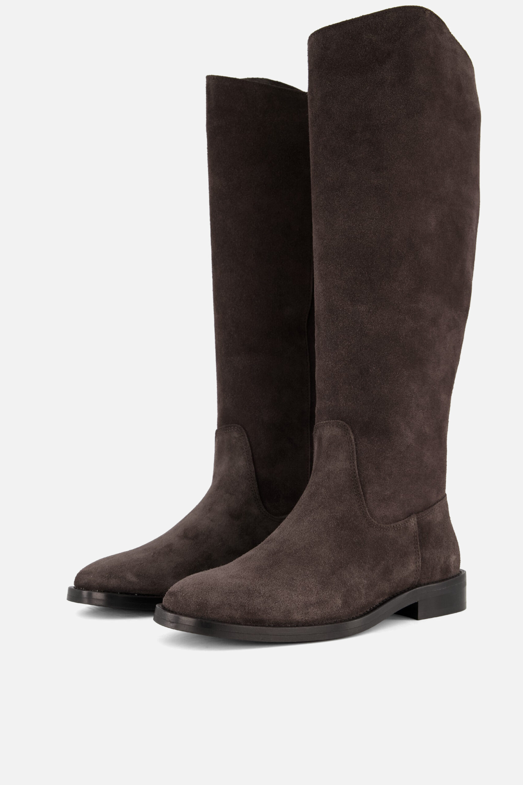 PS Poelman Hoge Laarzen bruin Suede - Image 2