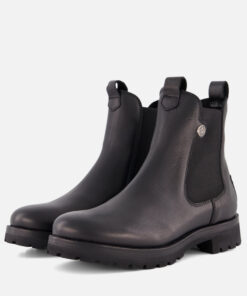 Panama Jack Francesca B1 Chelsea boots zwart Leer