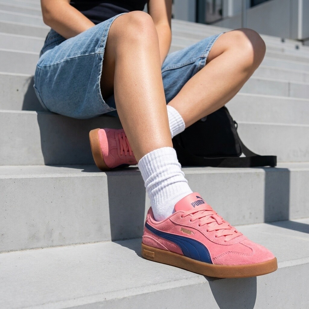 Puma Club Azura Sneakers roze Suède