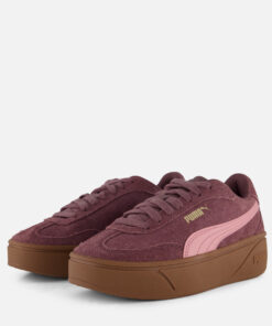 Puma Era II Platform Sneakers bordeaux Suède