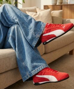 Puma Replicatch Sneakers rood Suède