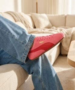 Puma Tackle Sneakers roze Suède