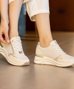 Remonte Sneakers H-leest beige Synthetisch