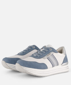 Remonte Sneakers blauw Synthetisch