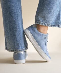 S.Oliver Sneakers blauw Textiel
