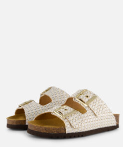 Alternative view of Scholl Noelle Raffia Slippers wit Synthetisch