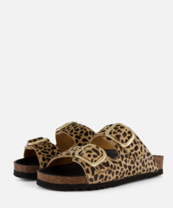 Alternative view of Scholl Noelle Sandalen Panterprint bruin Leer
