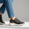 Skechers Billion 2 High End Sneakers zwart