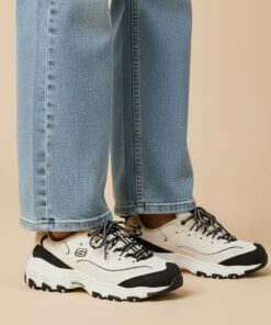 Skechers D'lites Retro Rewind Sneakers wit