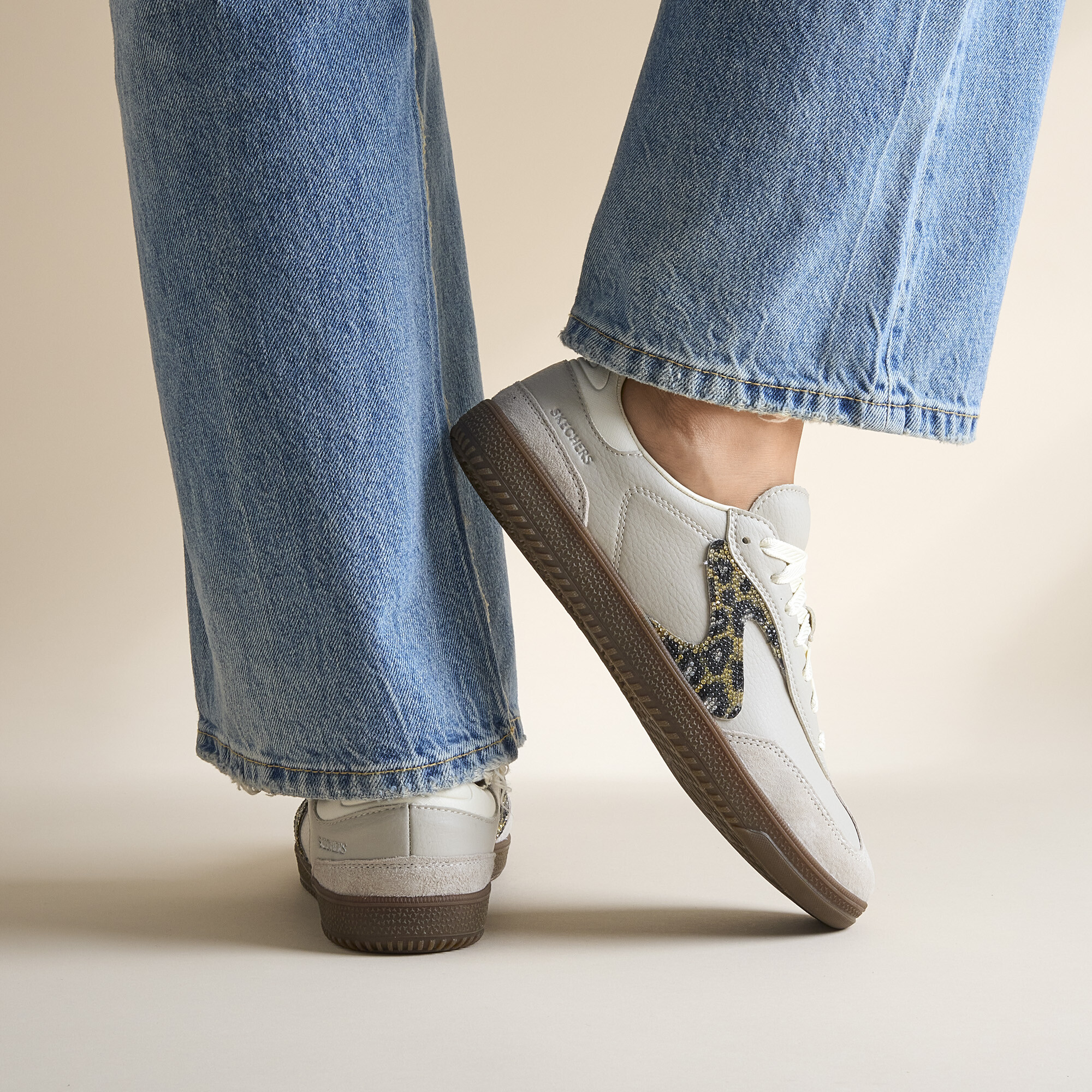 Skechers Hotshot Shimmering Spots Sneakers taupe
