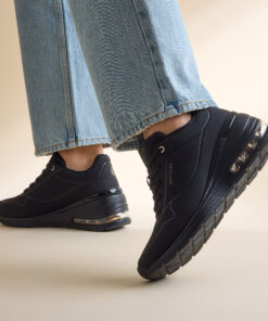 Skechers Million Air Wedge Sneakers zwart