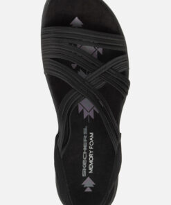 Alternative view of Skechers Reggae Slim Sandalen zwart Textiel