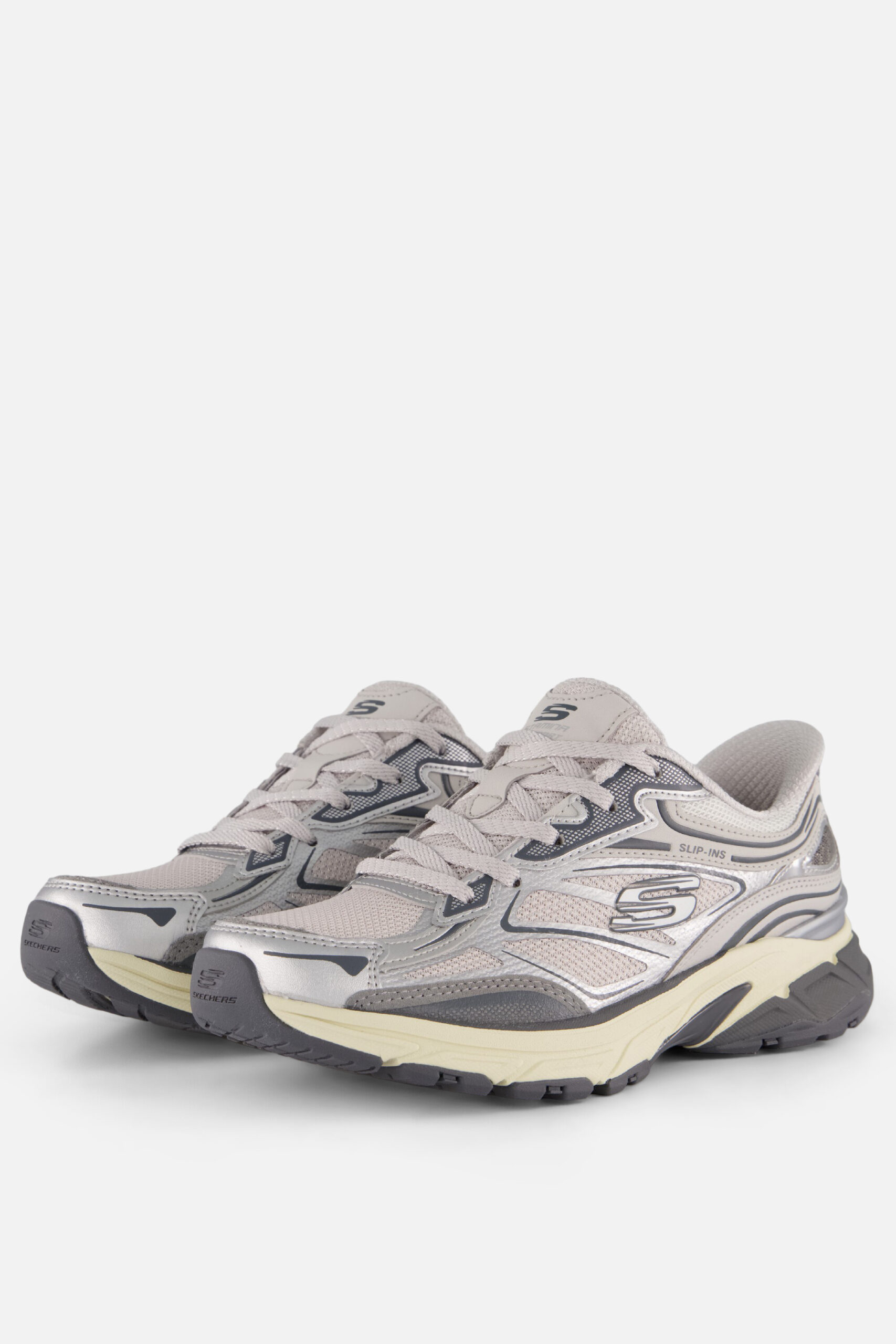 Skechers Slip-ins Stamina Sport Sneakers grijs