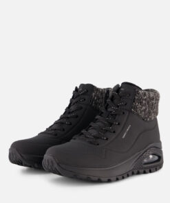 Skechers Uno Rugged Darling Days Veterboots zwart