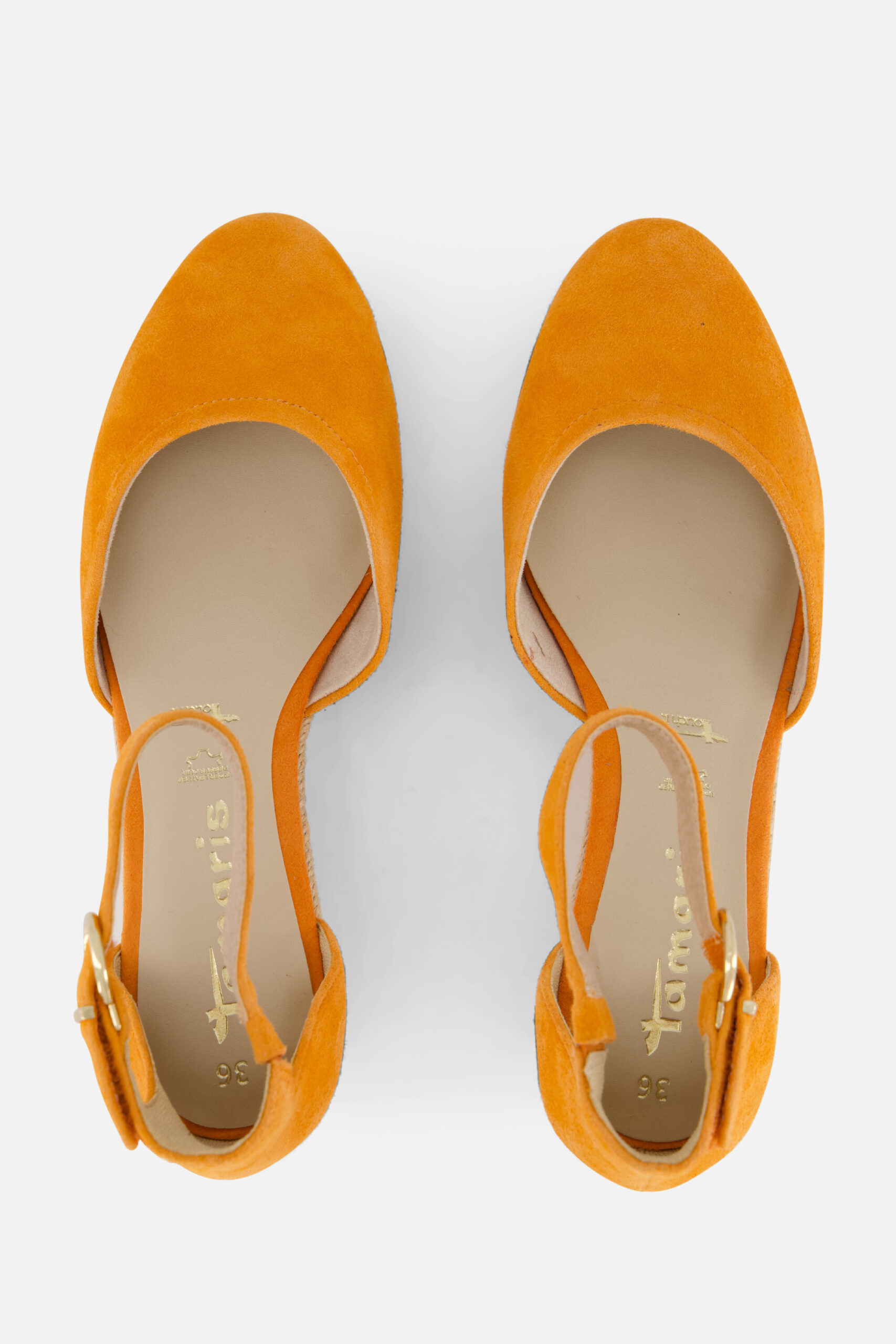 Tamaris Espadrilles oranje Leer - Image 3