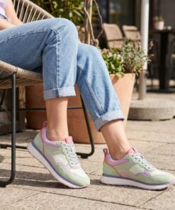 Tamaris Sneakers groen Synthetisch