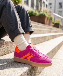 Tamaris Sneakers roze Suède