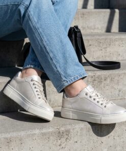 Tamaris Sneakers wit/ zilver Synthetisch