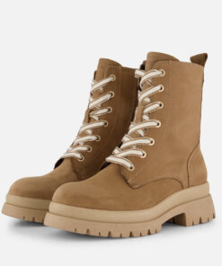 Tamaris Veterboots beige Leer