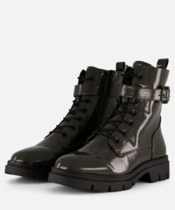 Tamaris Veterboots groen Lak