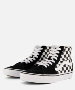Vans Checkerboard HI Sneakers zwart Textiel