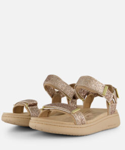 Alternative view of Woden Lite Line Sandalen beige Textiel