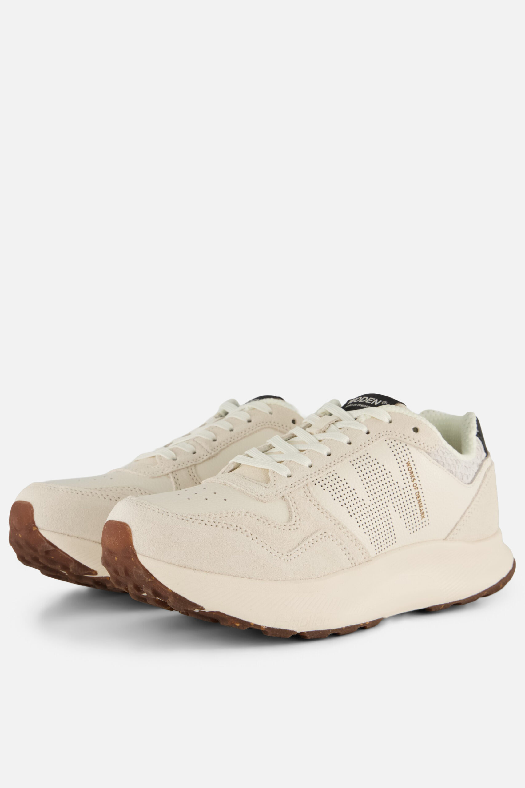 Woden Mathilde Runner wit Leer - Image 2